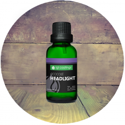 IGL น้ำยาเคลือบไฟหน้า ไฟท้ายรถยนต์ Ecocoat Headight 30 ml Kit