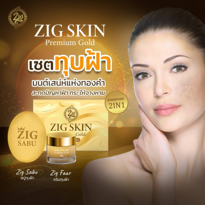 เซตทุบฝ้า หน้าขาวกระจ่างใส Zig Skin 