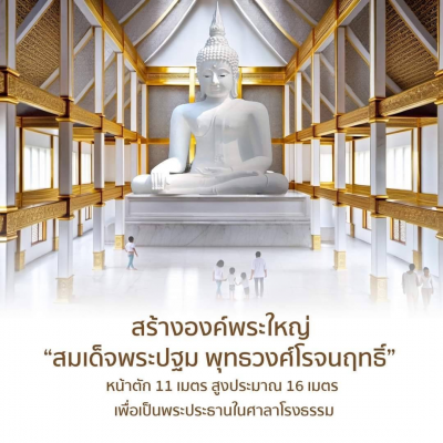 หล่อพระพุทธรูปวัดสวนป่าโมกขธรรม